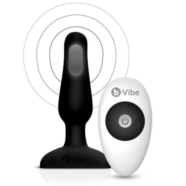 B-VIBE - NOVICE TÉLÉCOMMANDE PLUG ANAL NOIR - – Image 7