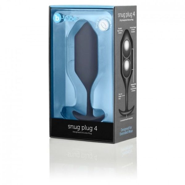 B-VIBE - SNUG PLUG ANAL 4 NOIR - – Image 4
