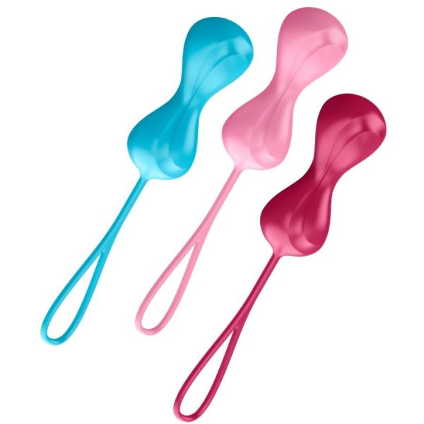 SATISFYER - ENSEMBLE ENTRAÎNEMENT LOVEBALLS 1 -