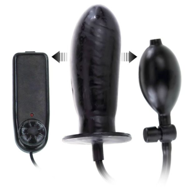 BAILE - PÉNIS GONFLABLE BIGGER JOY AVEC VIBRATION 16 CM - – Image 2
