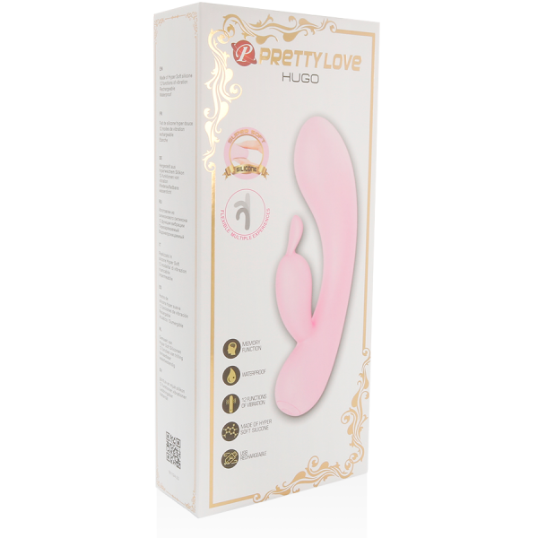 PRETTY LOVE - SMART VIBRATEUR AVEC OREILLES HUGO RABBIT - – Image 2