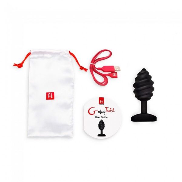 G-VIBE - GPLUG TWIST AVEC VIBRATION NOIR - – Image 2