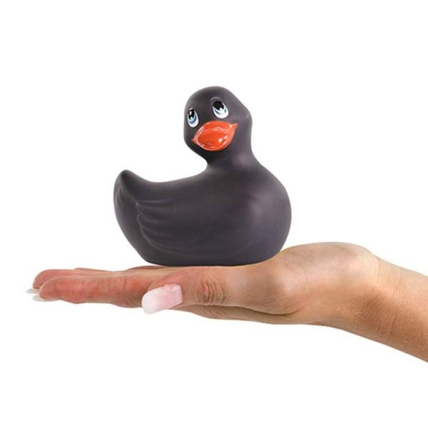 BIG TEASE TOYS - JE FRAPPE MON DUCKIE CLASSIC VIBRATING DUCK NOIR - – Image 4