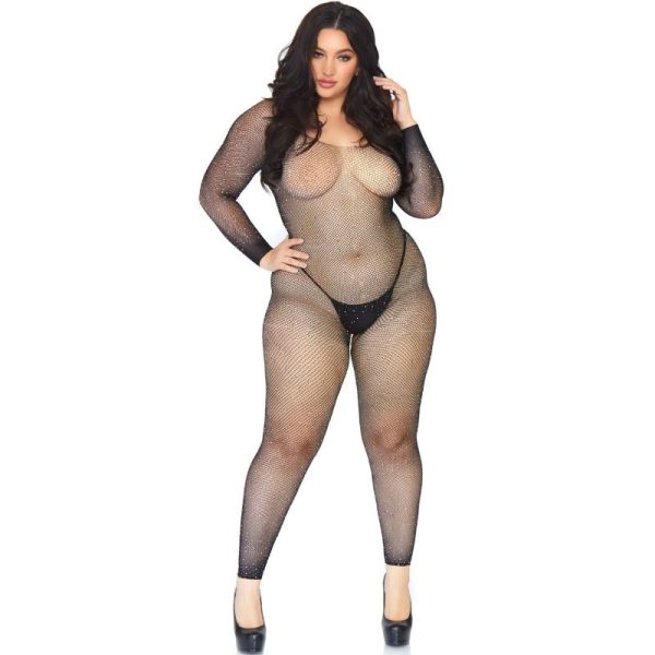 LEG AVENUE - BAS DE CORPS EN FILET CRISTALLISÉ LEG AVENUE - 1X-2X -