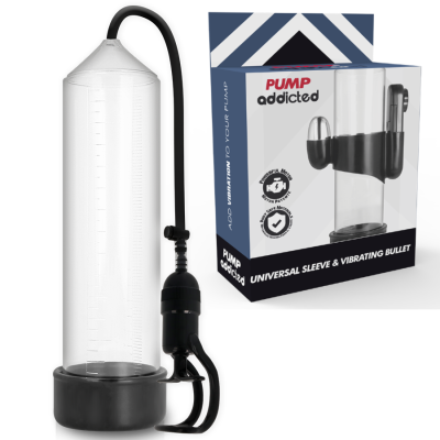 PUMP ADDICTED - VIBRATEUR TRANSPARENT RX5 -