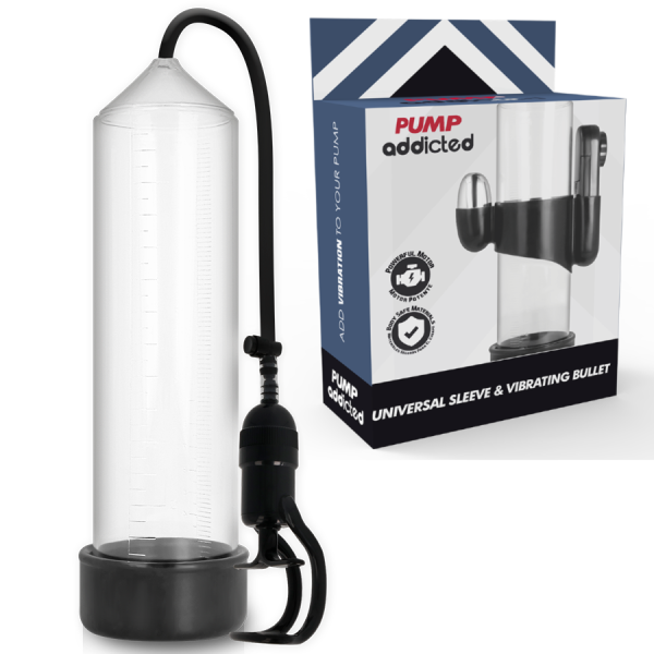 PUMP ADDICTED - VIBRATEUR TRANSPARENT RX5 -