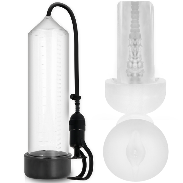 PUMP ADDICTED - RX5 TRANSPARENT AVEC MASTURBATEUR -