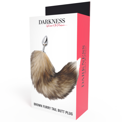 DARKNESS - TAIL BUTT PLUG SILVER -
