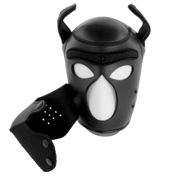 DARKNESS - MASQUE POUR CHIEN EN NÉOPRÈNE AVEC MUSEAU AMOVIBLE M - – Image 4
