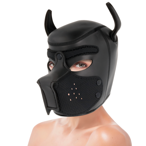 DARKNESS - MASQUE POUR CHIEN EN NÉOPRÈNE AVEC MUSEAU AMOVIBLE M - – Image 3