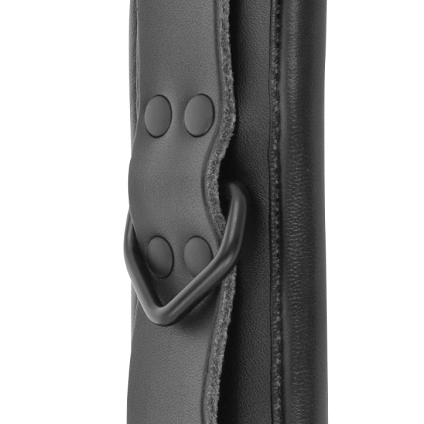 DARKNESS - MENOTTES DE CHEVILLE AJUSTABLES CUIR NOIR - – Image 4