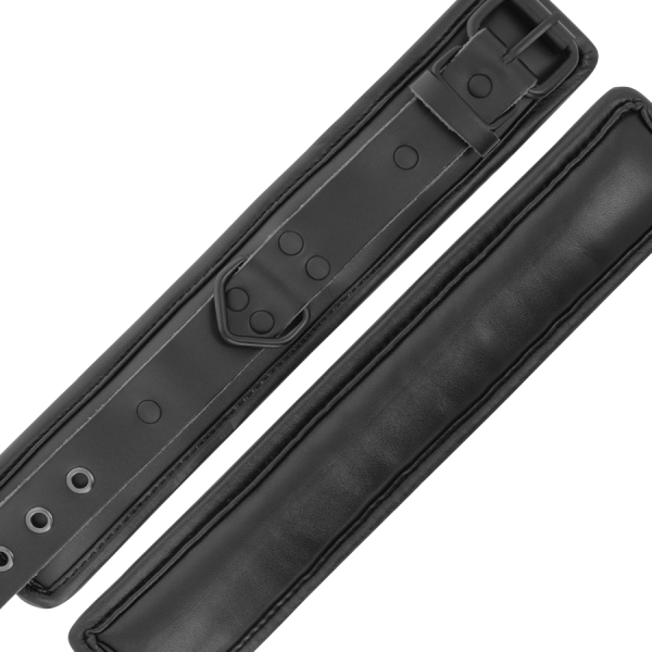 DARKNESS - MENOTTES DE CHEVILLE AJUSTABLES CUIR NOIR - – Image 5