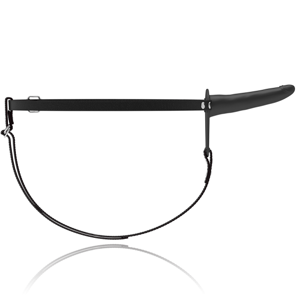 HARNAIS SOUMIS FETISH - VIBRATEUR EN SILICONE NOIR 15 CM - – Image 3