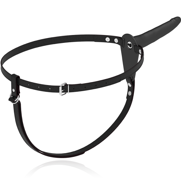 HARNAIS SOUMIS FETISH - VIBRATEUR EN SILICONE NOIR 15 CM - – Image 5