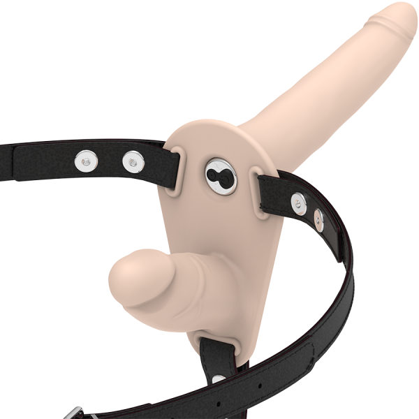 FETISH SUBMISSIVE HARNESS - VIBRATEUR CHAIR À DOUBLE PÉNÉTRATION - – Image 2