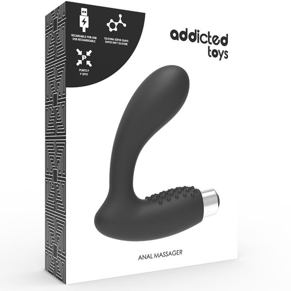ADDICTED TOYS - VIBRATEUR PROSTATIQUE RECHARGEABLE MODÈLE 5 - NOIR - – Image 6