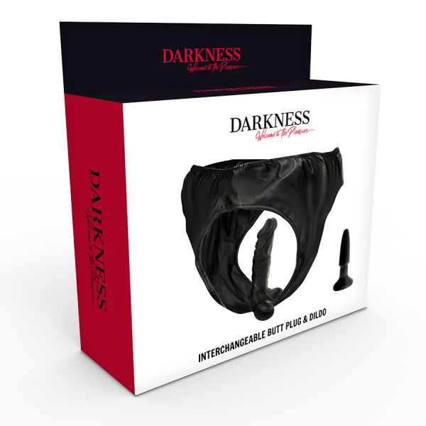 DARKNESS - CULOTTE AVEC PLUG ET GODE INTERCHANGEABLE - – Image 4