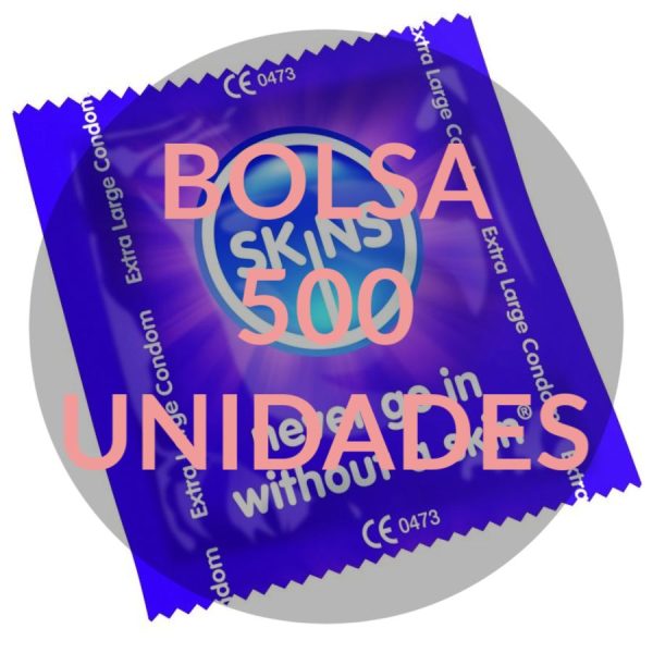 SKINS - CONDOM EXTRA LARGE BAG 500 - – Image 2