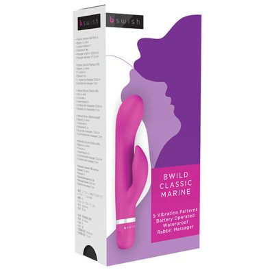 B SWISH - VIBRATEUR BWILD CLASSIC MARINE RABBIT CERISE -