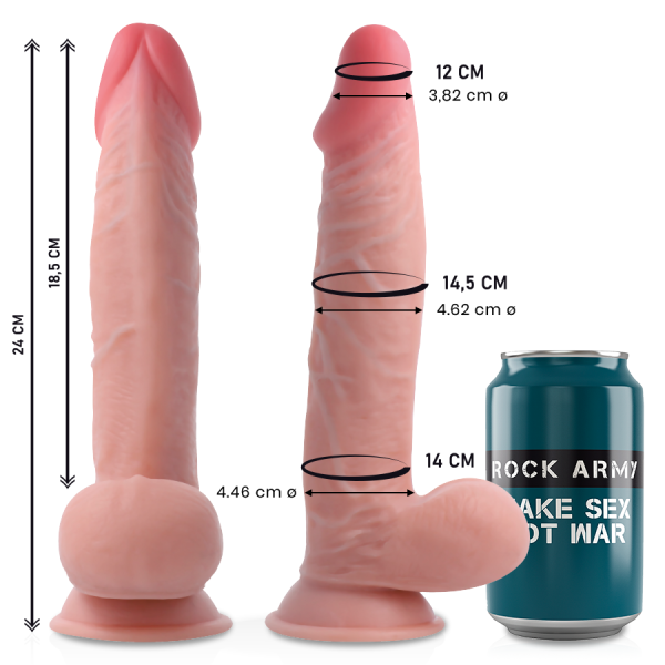 ROCKARMY - SHERMAN ROCKARMY DOUBLE DENSITÉ 24 CM -O- 4.62 CM - – Image 2