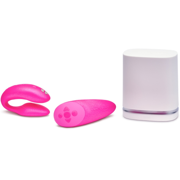 WE-VIBE - VIBRATEUR CHORUS POUR COUPLES AVEC COMMANDE DE SQUEEZE ROSE - – Image 3