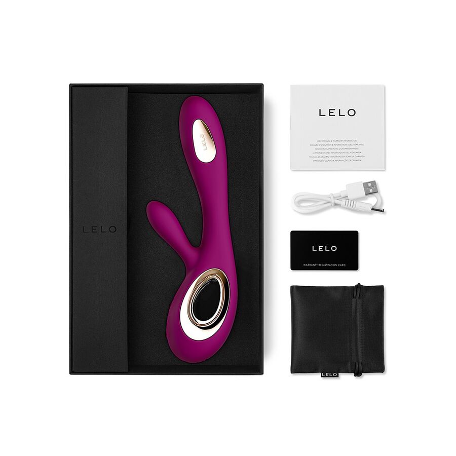 LELO - SORAYA WAVE VIBRATEUR LAPIN DEEP ROSE - – Image 3