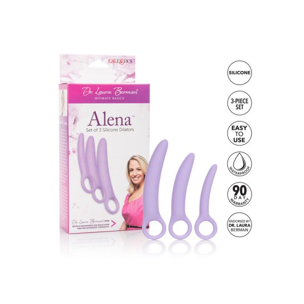 CALIFORNIA EXOTICS - DR LAURA BERMAN ALENA ENSEMBLE DE 3 DILATEURS EN SILICONE - – Image 4