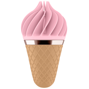 SATISFYER - SPINNATOR SWEET TREAT BRUN & ROSE -