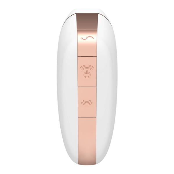 SATISFYER - STIMULATEUR ET VIBRATEUR AIR LOVE TRIANGLE BLANC - – Image 5