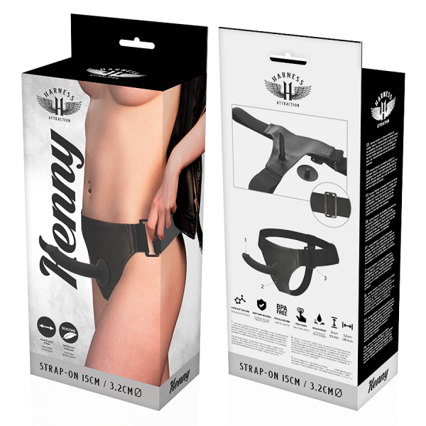 HARNESS ATTRACTION - RNES SILICONE KENNY 15 CM -O- 3.2 CM - – Image 7