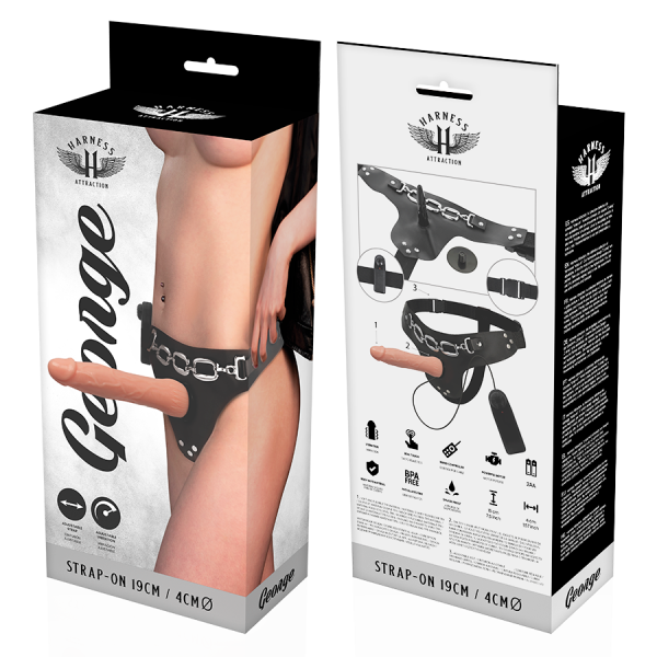 HARNESS ATTRACTION - RNES GEORGE VIBRATEUR RÉALISTE 19 CM -O- 4 CM - – Image 7