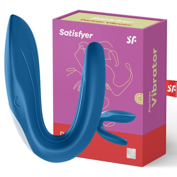 SATISFYER - PARTNER TOY WHALE VIBRATOR STIMULANT LES DEUX PARTNERS ÉDITION 2020 - – Image 2