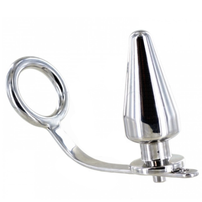 METAL HARD - ANNEAU EN ACIER AVEC PLUG ANAL 45 X 45MM -