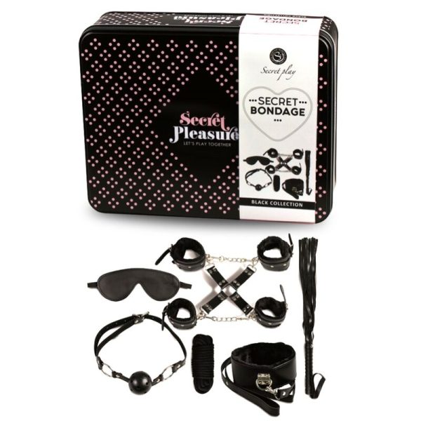 SECRETPLAY - BDSM SET 8 PCS NOIR - – Image 2