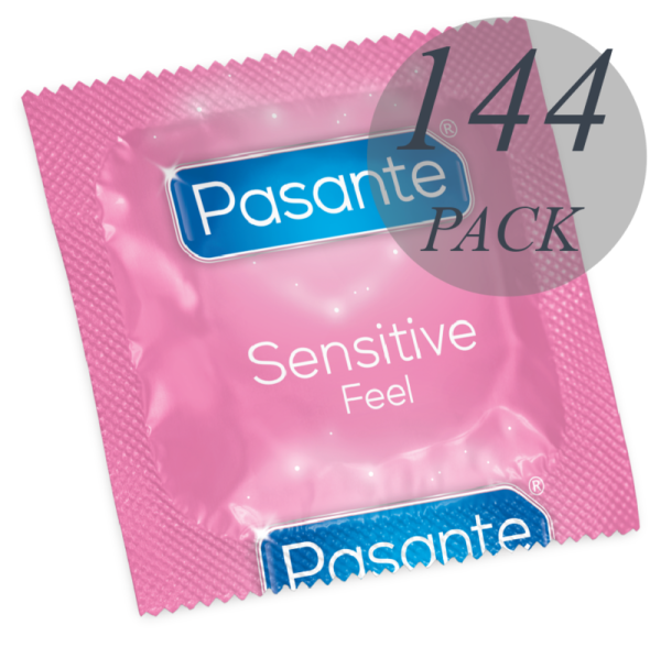 PASANTE - PRÉSERVATIFS ULTRAFINS SENSIBLES 144 UNITÉS - – Image 2