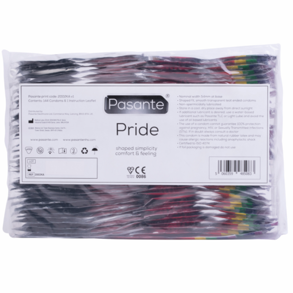 PASANTE - PRÉSERVATIFS FORMAT GAY PRIDE 144 PACK - – Image 2