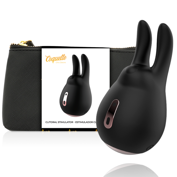 COQUETTE TOYS - STIMULATEUR CLITORIAL NOIR / OR -