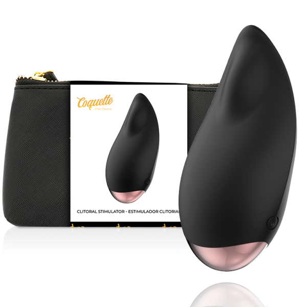 COQUETTE TOYS - STIMULATEUR CLITORIAL NOIR / OR -