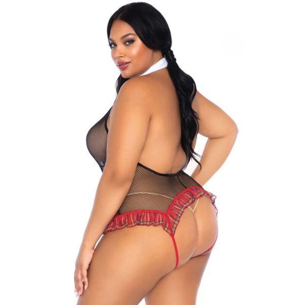 LEG AVENUE - ÉCOLIÈRE CROTHLESS FITNESS TEDDY GRANDE TAILLE - – Image 2