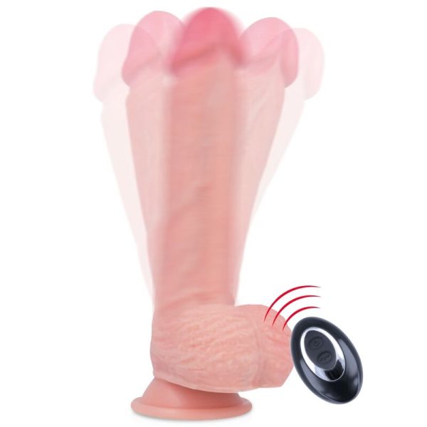 ROCKARMY - VIBRATEUR EN SILICONE LIQUIDE TÉLÉCOMMANDE PREMIUM APACHE 20.5 CM -O- 4.62 CM -
