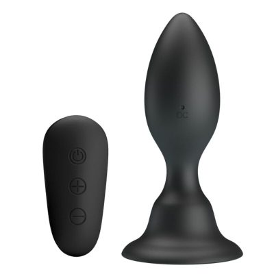 MR PLAY - PLUG ANAL AVEC TÉLÉCOMMANDE VIBRATION NOIRE -