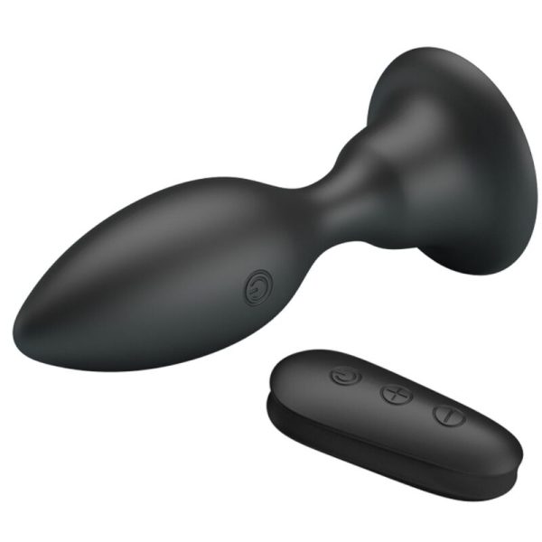 MR PLAY - PLUG ANAL AVEC TÉLÉCOMMANDE VIBRATION NOIRE - – Image 2