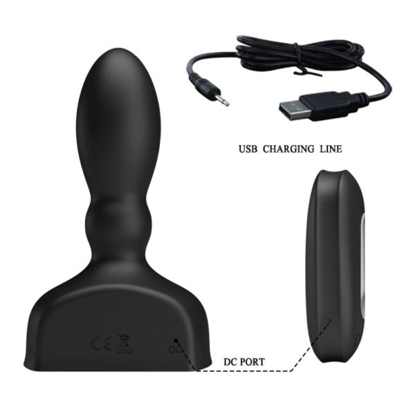 MR PLAY - TÉLÉCOMMANDE DE PLUG ANAL GONFLABLE NOIR - – Image 3