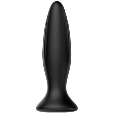 MR PLAY - PLUG ANAL VIBRATEUR NOIR RECHARGEABLE -