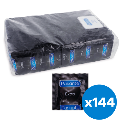 PASANTE - PRÉSERVATIFS EXTRA 144 UNITÉS -