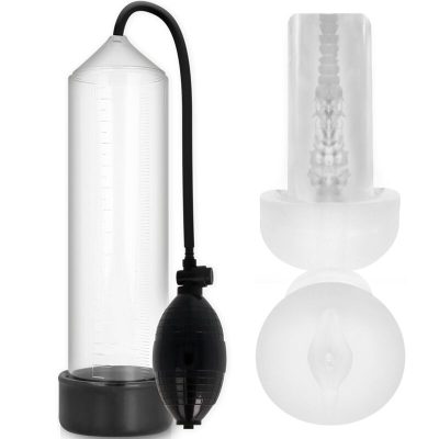 PUMP ADDICTED - RX3 TRANSPARENT AVEC MANCHON DE PLAISANCE -
