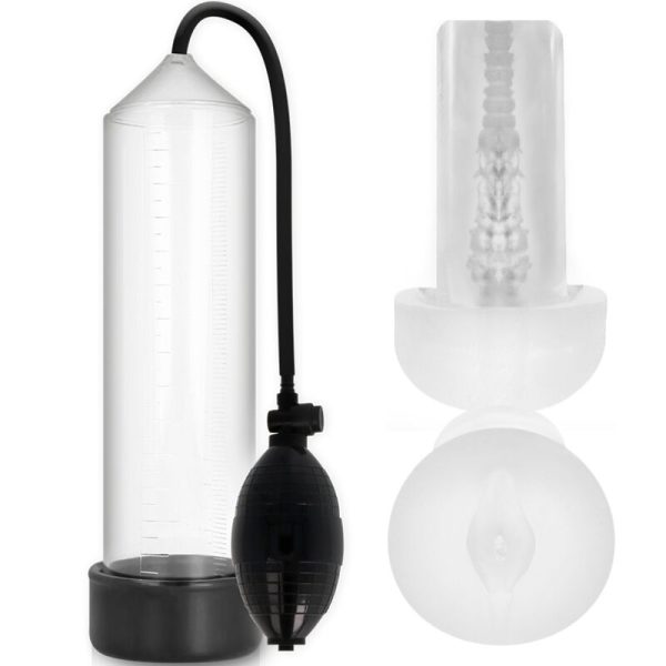 PUMP ADDICTED - RX3 TRANSPARENT AVEC MANCHON DE PLAISANCE -