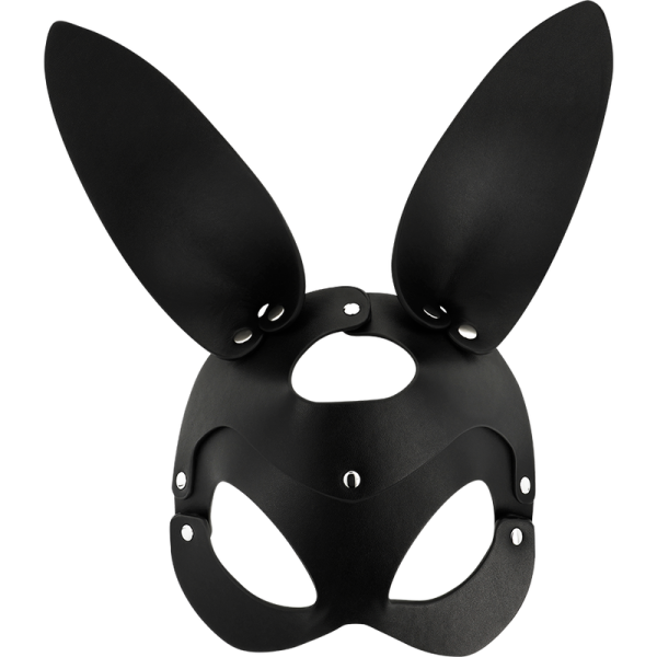 COQUETTE CHIC DESIRE - MASQUE EN CUIR VEGAN AVEC OREILLES DE LAPIN - – Image 3