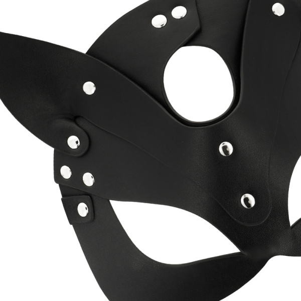 COQUETTE CHIC DESIRE - MASQUE EN CUIR VEGAN AVEC OREILLES DE CHAT - – Image 4