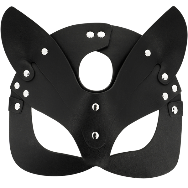 COQUETTE CHIC DESIRE - MASQUE EN CUIR VEGAN AVEC OREILLES DE CHAT - – Image 3